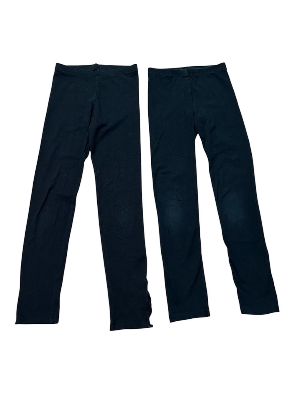 2-Pack Old Navy Black Kids Stretch Leggings Size L 10-12 School Uniforms